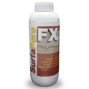 SurfaPore FX WB Un nanomaterial hibrid inovator pentru îmbunătățirea proprietăților mecanice și pentru stabilizarea suprafețelor exfoliate, crăpate, măcinate și uzate.