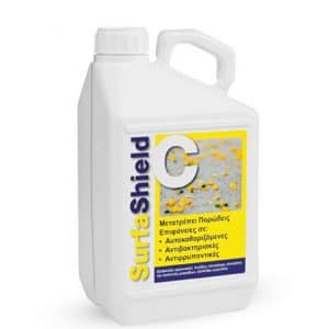 SURFASHIELD C - Soluție nanotehnologica de autocuratare și autosterilizare (ciment, tencuiala, mortar, pietre, marmură etc.)
