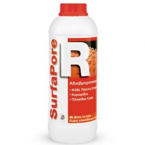 SURFAPORE R / Tratament Nanotehnologic pentru Tratarea, Conservarea și Impermeabilizarea suprafețelor Ceramice, Lut și Țiglă